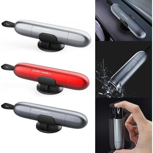 Car Safety Hammer Car Emergency Glass Window Breaker Seat Belt Cutter Life-Saving Escape Car Emergency Tool 1s broken Glass