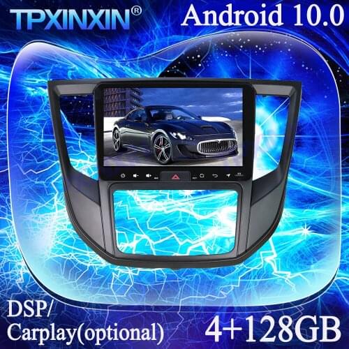 Carplay 4G+128G Android 10.0 PX6 IPS For Mitsubishi Lancer 2017-2019 Multimedia Player Tape Recorder GPS Navigation Auto Radio