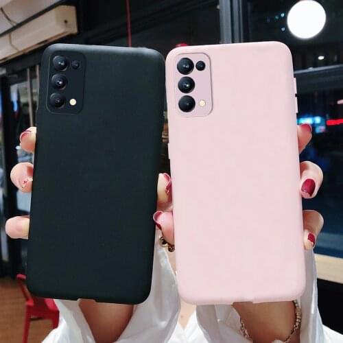 For OPPO Reno 5 5G Reno5 Pro Case Cute Candy Soft Back Cover For OPPO Reno5 Reno 5 Z F Pro 5 Lite 5Z 5F Phone Shell Bumper Cases