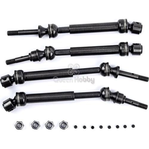 CVD Steel Front & Rear Drive Shaft Assembly Heavy Duty for 1/10 Traxxas Slash 4x4 Stampede VXL 2WD 6851R 6851X 6852R 6852X