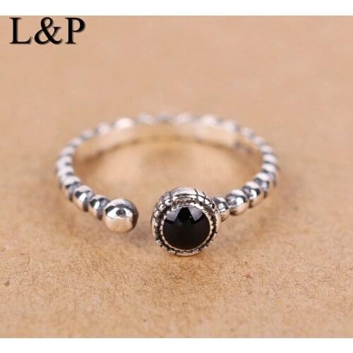 L&P Elegant Fashion Handmade Rings 100% 925 Sterling Silver Ring For Women Men, Fine Jewelry Wholesale For Christmas Gift