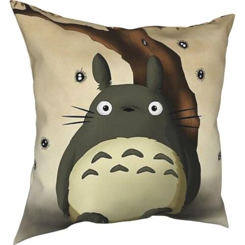 My Neighbour Totoro Pillow Cover Home Decorative Cushions Throw Pillow for Home Polyester Double-sided Printing