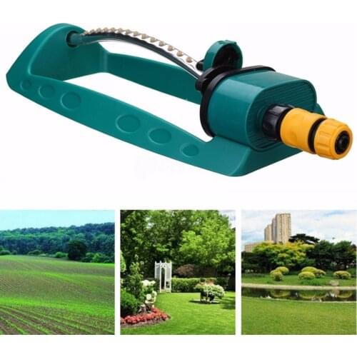 15 Holes Adjustable Alloy Watering Sprinkler Sprayer Oscillating Oscillator Lawn Garden Irrigation Tools