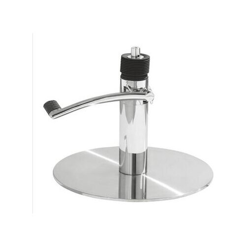 Hairdressing chair chassis. Stainless steel accessories. Barber chair round base. Hydraulic pump lift chair plating base