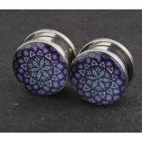 TIANCIFBYJS Stainless Flesh Tunnels Screw Fit Logo Piercings Stretchers Ear Plugs Lobe Expander Wholesale Body Jewelry 7 Sizes