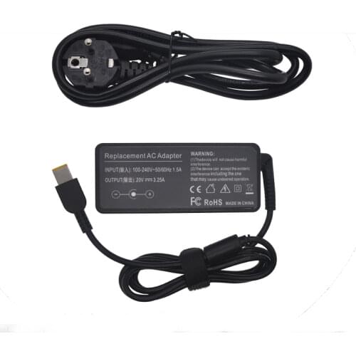 20V 3.25A 65W AC Laptop Power Adapter Charger For Lenovo G400 G500 G505 G405 ThinkPad X1 Carbon Yoga 13 High Quality