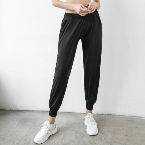 Wasteheart Autumn New Women Fashion Pink Blue Black Long Pants Harem Pants High Waist Female Pants Casual Pockets Ankle