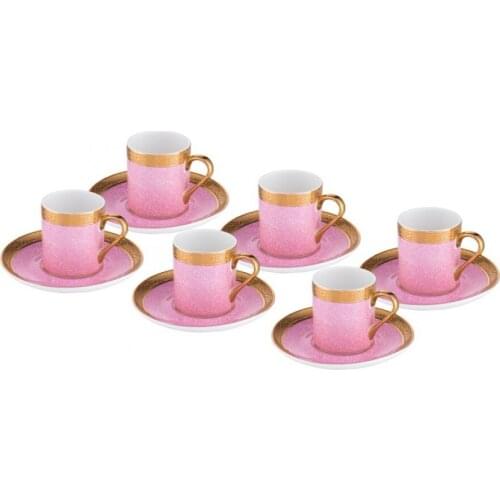 Porio Gold Thick Band Pink Color Turkish Cah. Fin.tk