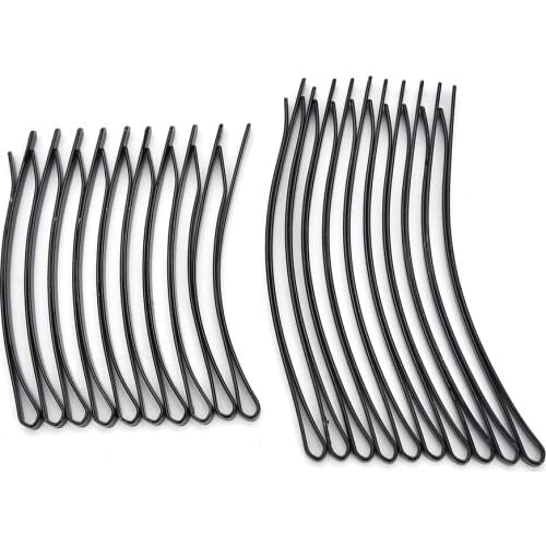 New 10Pcs Women Black Metal Hair Bobby Pins Grips Girls Hair Clip