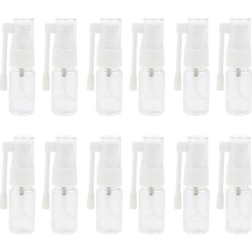 12pcs Empty Clear Spray Bottles Refillable Containers for Essential Oils Cleaning Products Aromatherapy Misting Plants