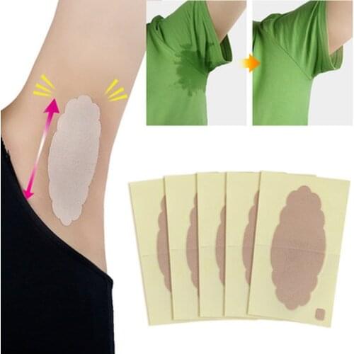 2Pcs Disposable Underarm Sweat Pads Sweat-absorbent Pads for Armpit Stickers Disposable Sweat Prevention Guard for Underarm Foot
