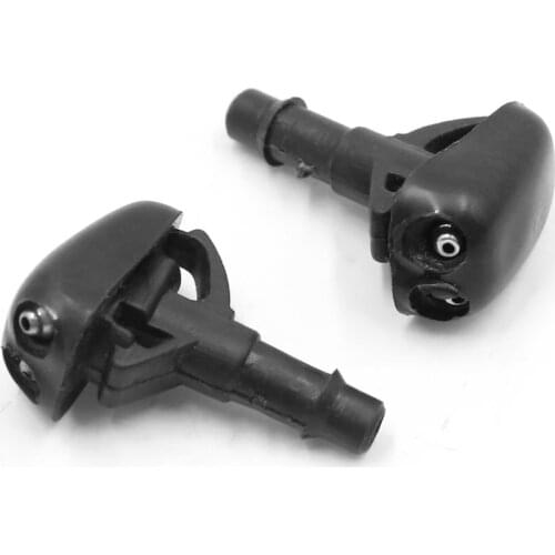 2Pcs Plastic Car Front Windshield Washer Wiper Water Spray Nozzle for Mitsubishi