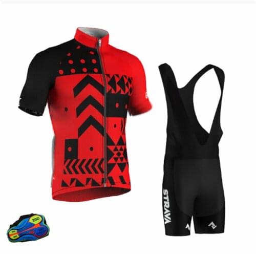 2021 OEM Cycling Jersey STRAVA MTB Mountain bike Clothing Men Short Set Ropa Ciclismo Bicycle Wear Clothes cycling dress men