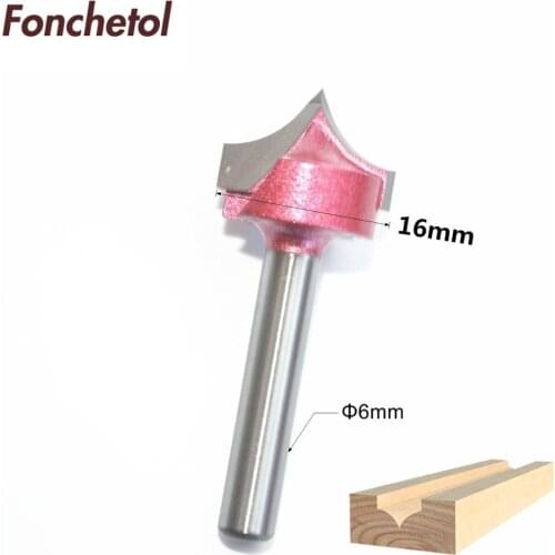 6mm*16mm-1PCS,CNC solid carbide End Mill,tungsten steel woodworking insert router bit,wood tools,Needle nose Milling cutter