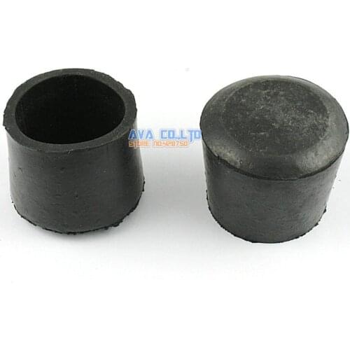 8 Pieces 32mm Round Rubber Furniture Chair Table Leg Cover Floor Protector