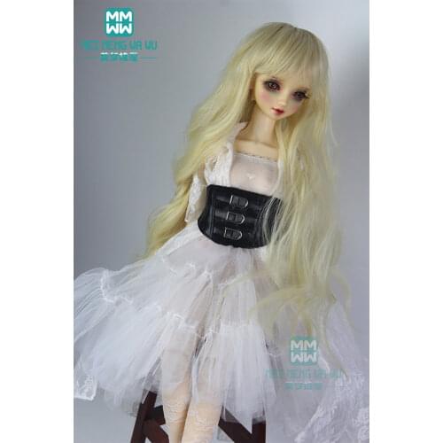 BJD accessories clothes Underwear for 1/3 1/4 1/6 BJD/SD doll hair Light golden natural curly hair 076