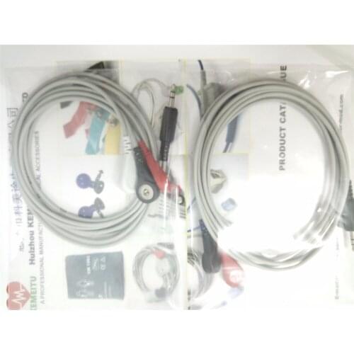 Free Shipping kmtkeramed for Meigaoyi MGY-M1 Landcom Visual Stethoscope ,PLUG: stereo 3.5 plug, SNAP 3-Ld