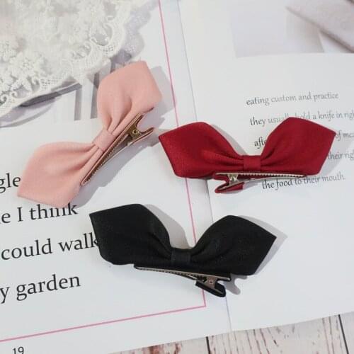 Boutique 15pcs Fashion Rabbit Ears Hairpins Solid Bunny Ears Barrettes Hair Clips Princess Easter Headwear Girls HairAccessories
