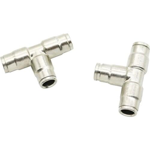 3/8" Quick Coupling Tee connector Slip lock Tee for Agriculture Greenhouse Irrigation mist cooling system 10 Pcs