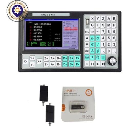 CNC offline controller SMC5-5-N-N 5-axis group 500KHz motion control system away from computer control