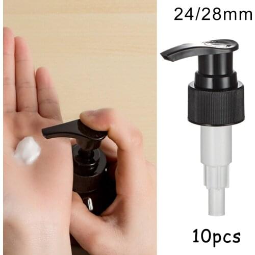 10PCS Bathroom Liquid Soap Dispenser Manual Replacement Lotion Shampoo Pump With Plastic Tank Tube For Bathroom Access