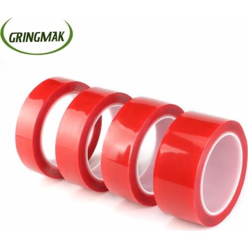20-50mm No Traces Car Tape Double Sided Transparent Silicone High Strength PET Sticker Acrylic Adhesive For Car-styling Repair