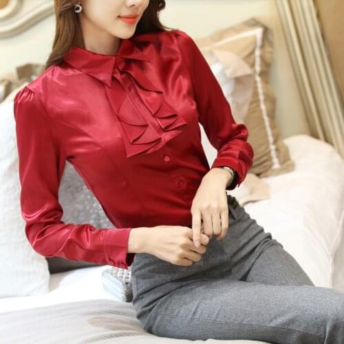 Satin Blouses HECAIYUN China