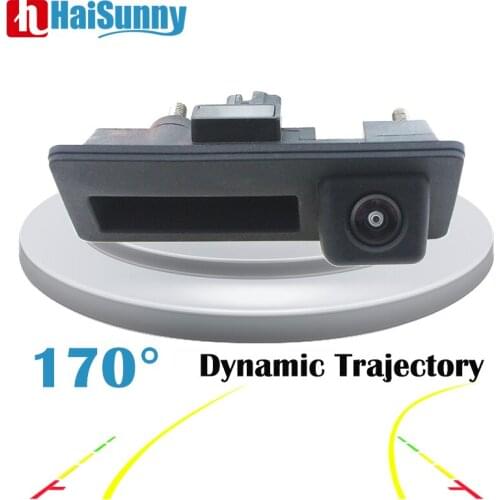 170° HD Night Vision Vehicle Rear View Camera Dynamic Trajectory For Audi A4 A3 A5 A6 Q5 VW Passat Tiguan Golf Touran Jetta Polo