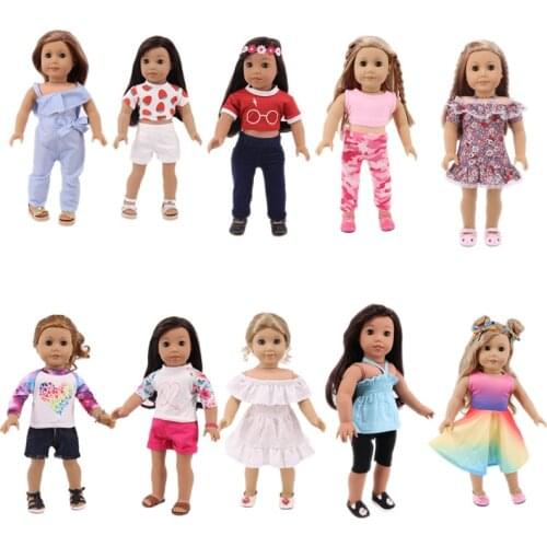 Born New Baby Doll Clothes Girls' Suit For Baby Birthda Fit 18 InchDoll Baby