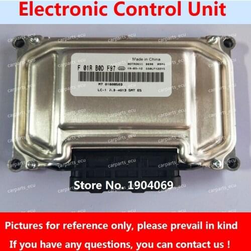 Engine Computer Board F01R00DN54 F01RB0DN54 06602500 ME7 ECU F01R00DF97 F01RB0DF97 01608503 LC-1 For Geely EMGRAND Car