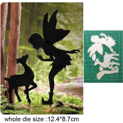 Christmas Deer Elves Metal Cutting Dies for 2021 New Stencils dies for DIY Scrapbooking dies Embossing die cut mold Craft dies