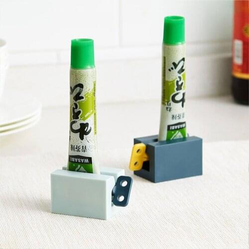 2021 New 4 Colors Home Plastic Toothpaste Tube Squeezer Easy Dispenser Rolling Holder Bathroom Supply Tooth Cleaning Accessories
