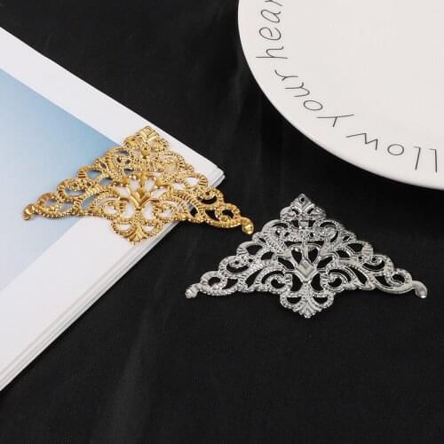 Wholesale New 5PCS/Lot Gold/Rhodium crown Iron Crafts Connectors For Jewelry Findings Making DIY Accessories Charms Pendant