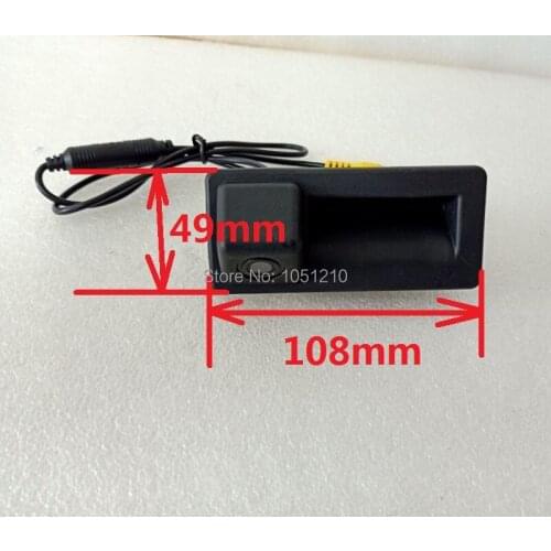 Ouchuangbo waterproof Rearview parking camera for A4L A4 B9 V9 2017-2019 for Car Trunk Handle