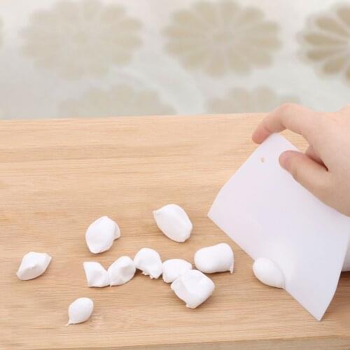 Plastic Dough Knife Icing Fondant Scraper DIY Cream Scraper Cream Smooth Cake Spatula Baking Pastry Tools