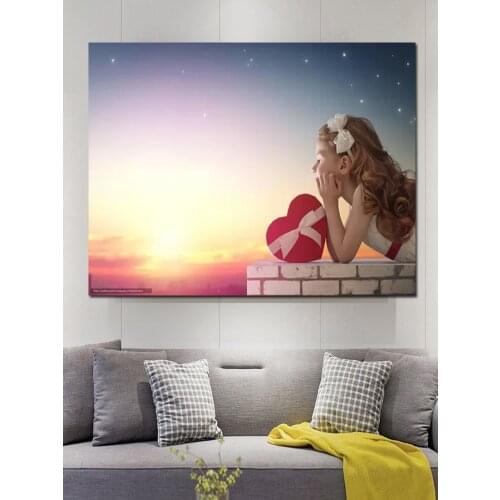 Full Square / Round Diamond 5D DIY Diamond Painting "Dream girl3D Embroidery Cross-stitch Mosaic Home Decoration Gift