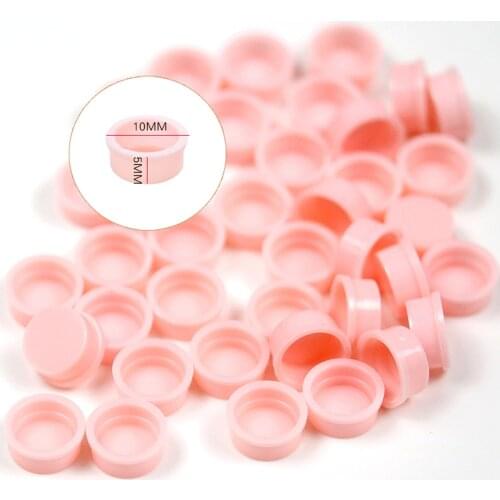 100pcs/Set Glue Gasket Eyelash Glue Holder Container Rings Disposable Eyelash Extension Glue Tray Glue Container