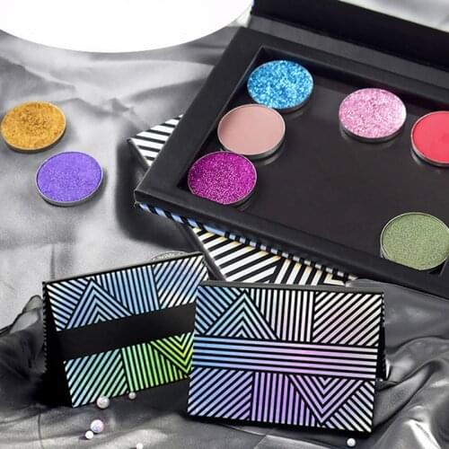 Empty Magnetic Palette with Mirror Eyeshadow Organizer Creative DIY Refill Cosmetics Box for Blusher Lip Gloss
