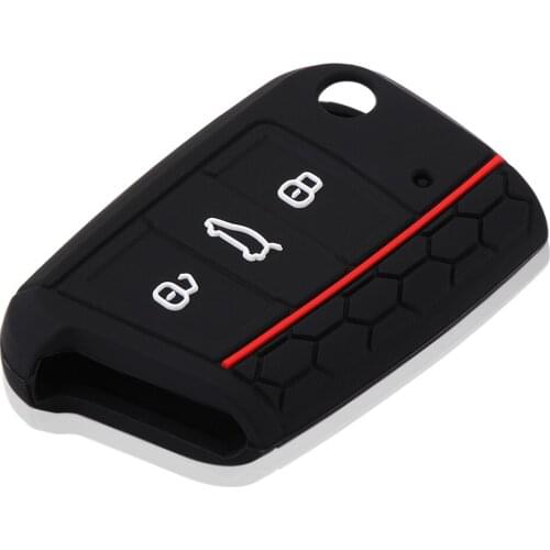 Silicone Key Cover for VW Golf 7 mk7 Skoda Octavia A7 Silicone Key Portect Case