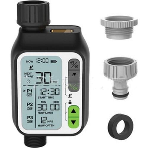 Watering Timer Garden Water Timer Ball Valve Automatic Electronic Watering Timer Home Garden Irrigation Timer Controller System