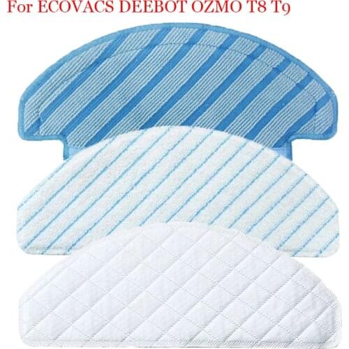 Vacuum Cleaner Disposable Mop Pads Microfiber Mop Cloth Rags Spare Parts For ECOVACS DEEBOT OZMO T8 Max T8 AIVI T9 MAX T9 AIVI
