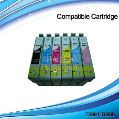 XIMO Free shipping 2 SETS of T0981-T0986 T0981-T0996 ink cartridge for Artisan 600 700 800 710 810 730 837 printer