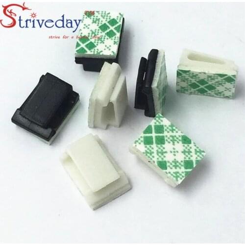 1000pcs/lot Car line card fixed line folder driving recorder wiring deduction 3M adhesive fixed line wiring card DIY