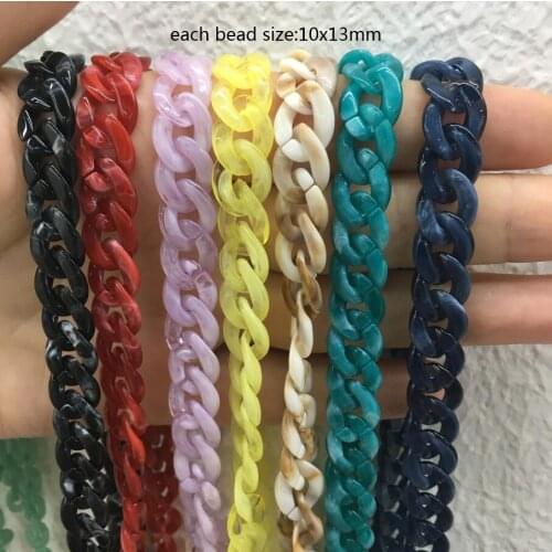 10x13mm Removable adjustable Acrylic Sunglasses Chain Womens Eyeglass Chains Glasses Hanging Bag chain Neck Chain accessories