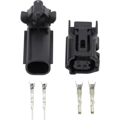 2 Pin Automotive Connectors 2 Holes Plug Car Connector with Side Wall DJ7025Y-0.6-11/21 2P