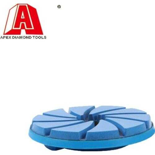 APEX 6INCH Snail Lock Diamond Marble Polishing Pads Concrete Floor Polishing Pad Edge Grinding Wheel