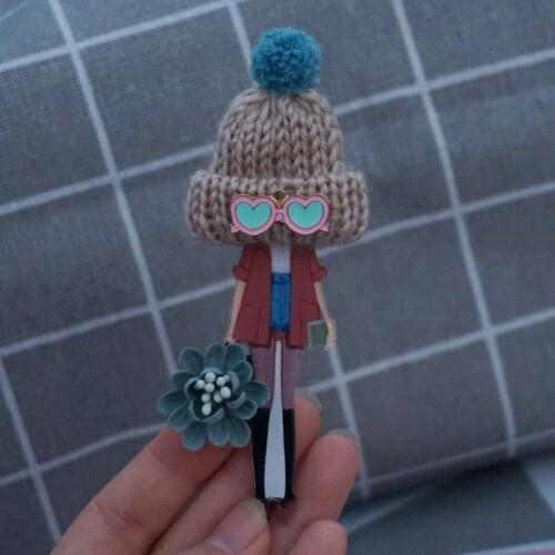 Acrylic badges Brooches Backpack Brooches Pins Bag woman Brooch Badges