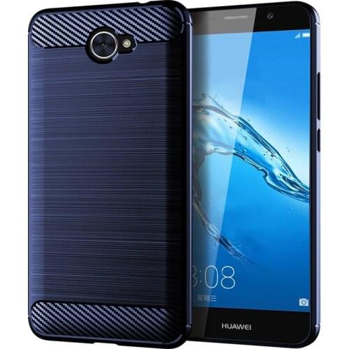 Case for Huawei Nova Lite Plus TPU Cover Ultra Thin Lightweight Carbon Fiber Design Flexible Bumper Rubber Protective Case