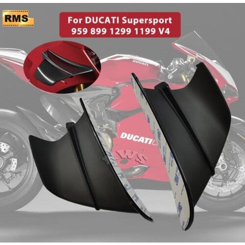 For DUCATI Panigale supersport 959 899 1299 119 Winglets Air Deflector Kit Spoiler Front Winglet Fairing Side Wing Windshield