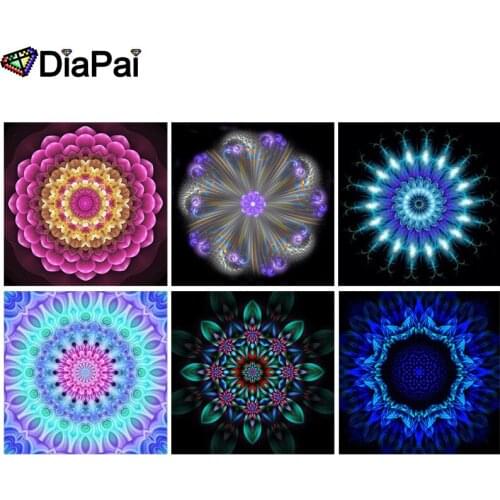 DIAPAI Full Square/Round Drill 5D DIY Diamond Painting "Religious Mandala" 3D Embroidery Cross Stitch 5D Decor Gift